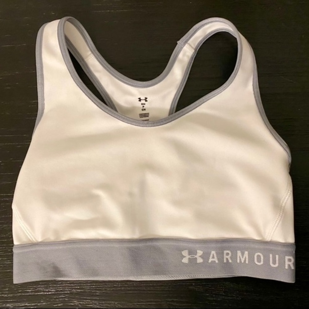 Under Armour Sports Bra - White/Grey